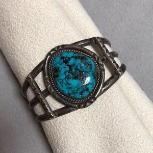 Sterling Silver and Turquoise Bracelet